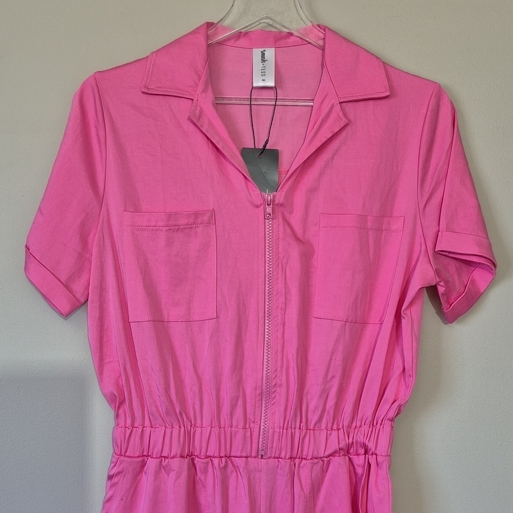 Smash and Tess Kimi Jumpsuit Coveralls, Papaya Pink, size XS - NWT - Picture 5 of 16